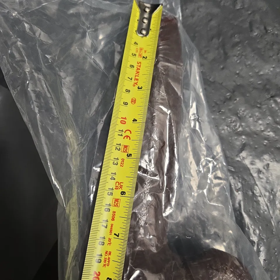 8-INCH BLACK SILICONE DILDO