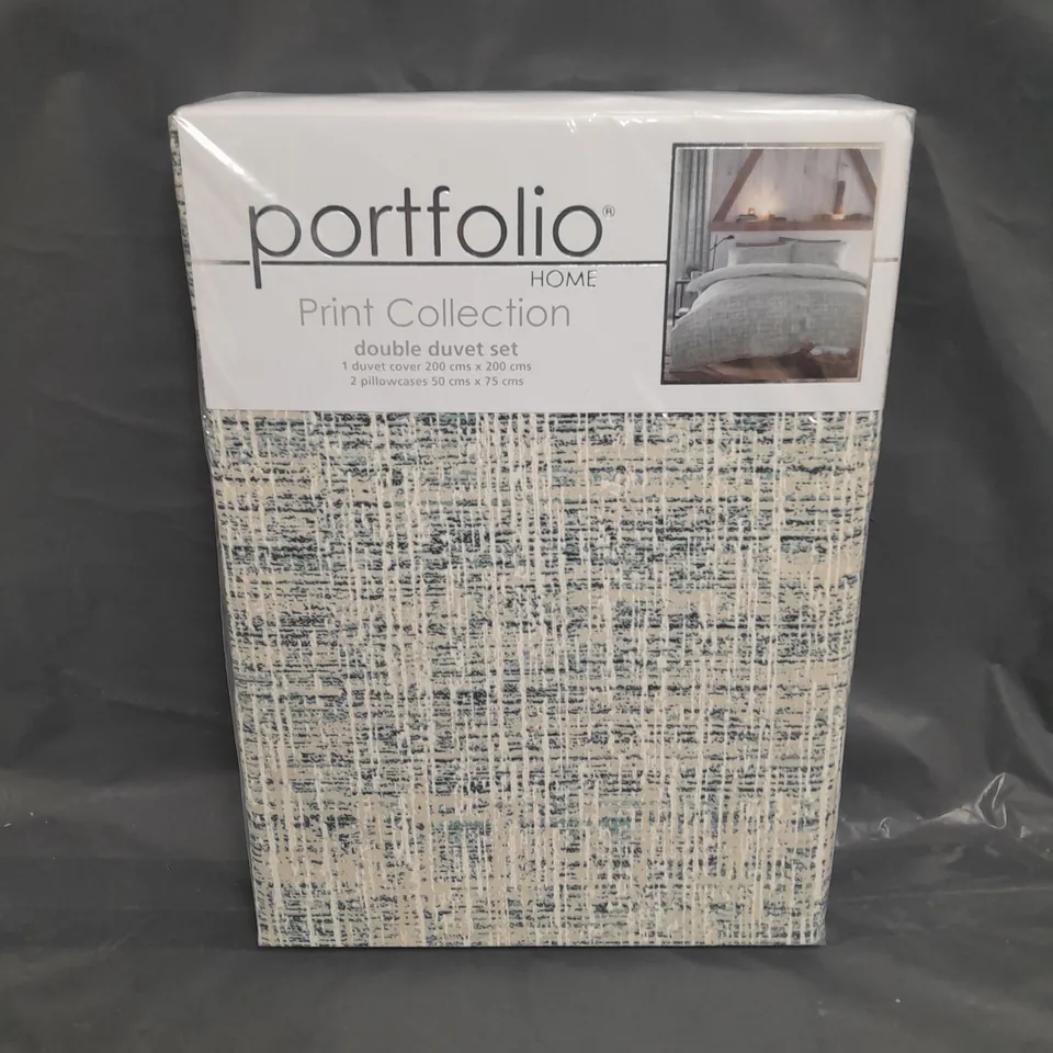 SEALED PORTFOLIO PRINT COLLECTION DUVET SET - DOUBLE 