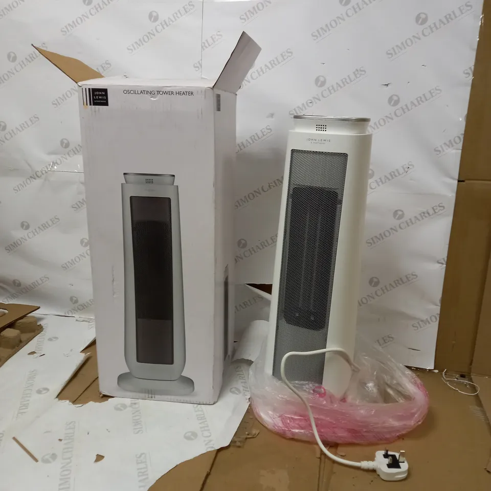 JOHN LEWIS OSCILLATING TOWER HEATER
