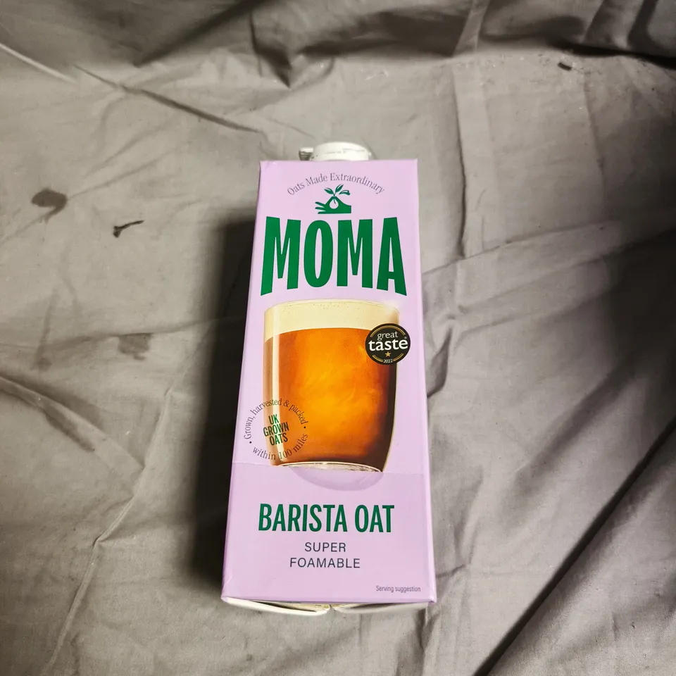 APPROXIMATELY 5 X MOMA BARISTA OAT – SUPER FOAMABLE OAT MILK 