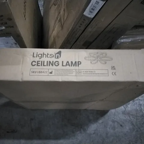 BOXED LIGHTS IN CEILING LAMP