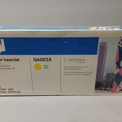 SEALED HP COLOUR LASER JET Q6002A YELLOW JAUNE 