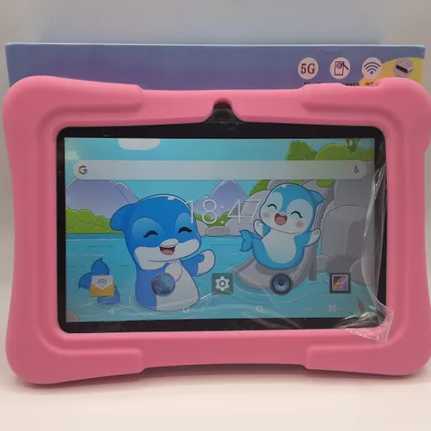 BOXED YALUDA 7" KIDS TABLET WITH PROTECTIVE PINK CASE