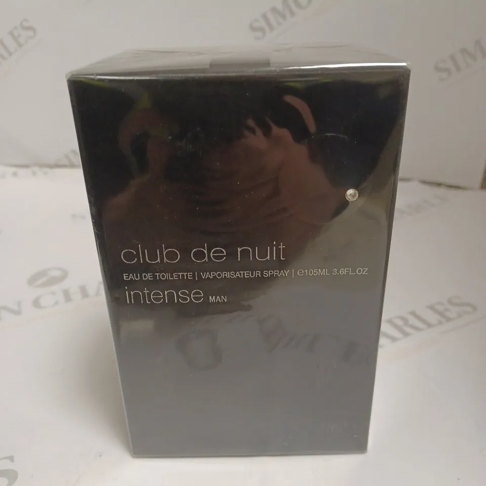 BOXED AND SEALED CLUB DE NUIT EAU DE TOILETTE INTENSE MAN 105ML