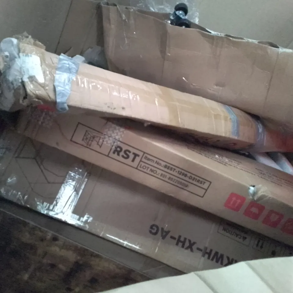 PALLET OF ASSORTED ITEMS INCLUDING BLISSWOOD OFFICE CHAIR, CAR BOOSTER SEAT, YOGA MAT, SOLAR PANEL, BASSINET AND BEDSIDE SLEEPER 