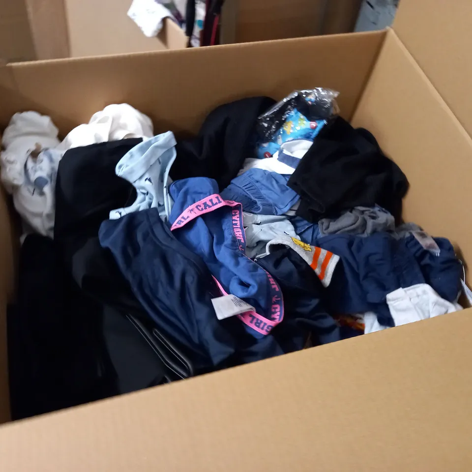 LARGE QUANTITY OF ASSORTED KIDS CLOTHING ITEMS TO INCLUDE M&S, SHEIN AND GEORGE
