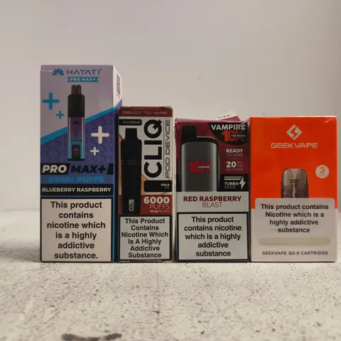 APPROXIAMTELY 15 ASSORTED VAPING PRODUCTS - COLLECTION ONLY