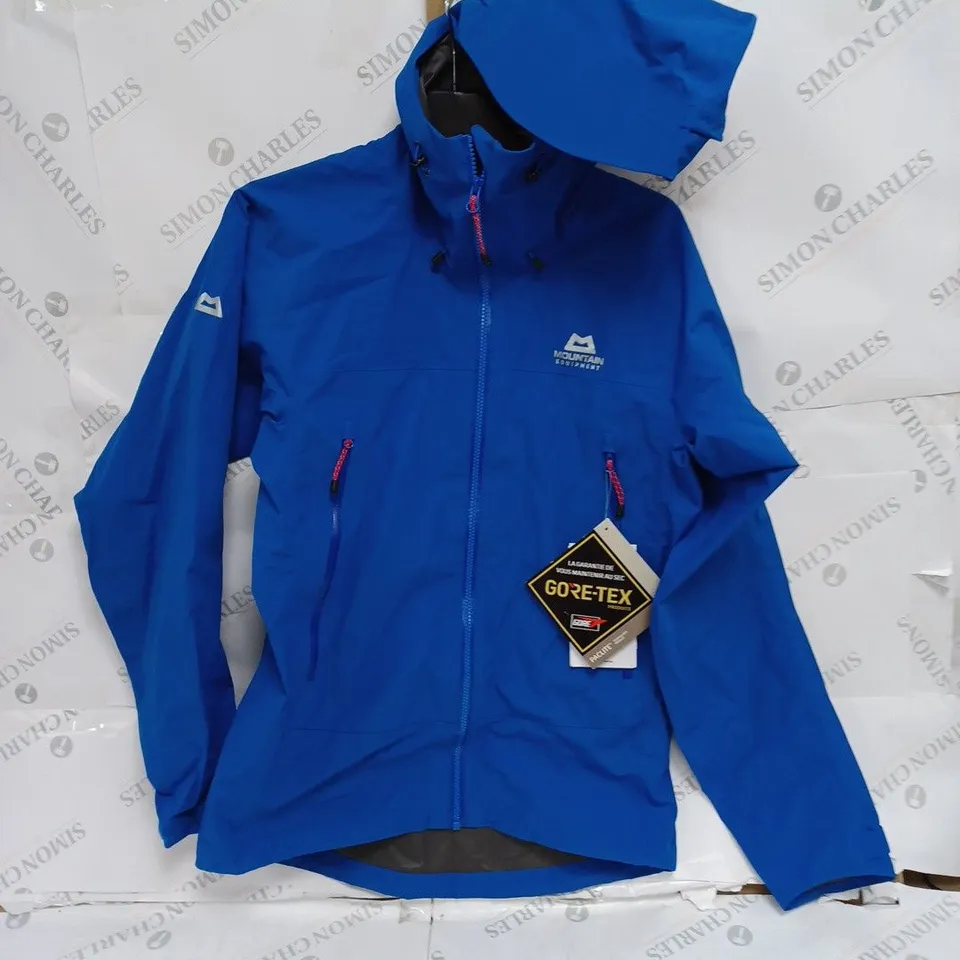 MOUNTAIN EQUIPMENT BLUE HOODED COAT- SMALL