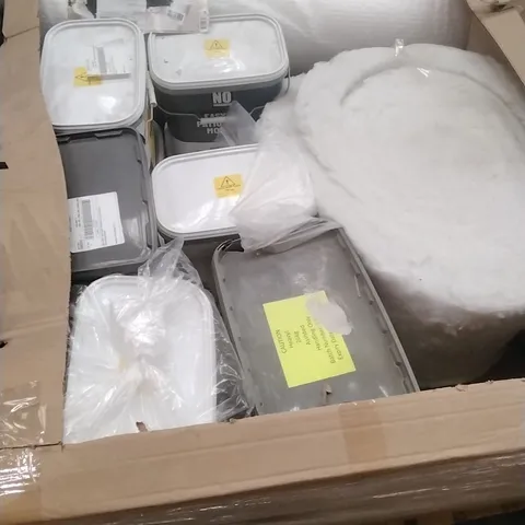 PALLET OF ASSORTED DIY, HOME IMPROVEMENT AND BUILDING PRODUCTS TO INCLUDE; PATIO JOINT MORTAR, INSULATION, BUBBLE WRAP ETC