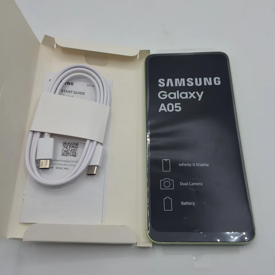 BOXED SAMSUNG GALAXY A05 4/64GB LIN LIGHT GREEN - SM-A055F