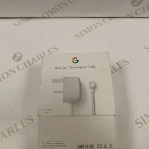 GOOGLE NEST CAM WEATHERPROOF CABLE 5 METRE