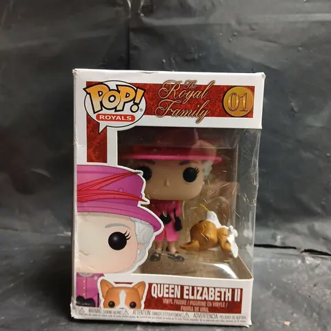 FUNKO POP! ROYALS QUEEN ELIZABETH II VINYL FIGURE – BOXED - 01