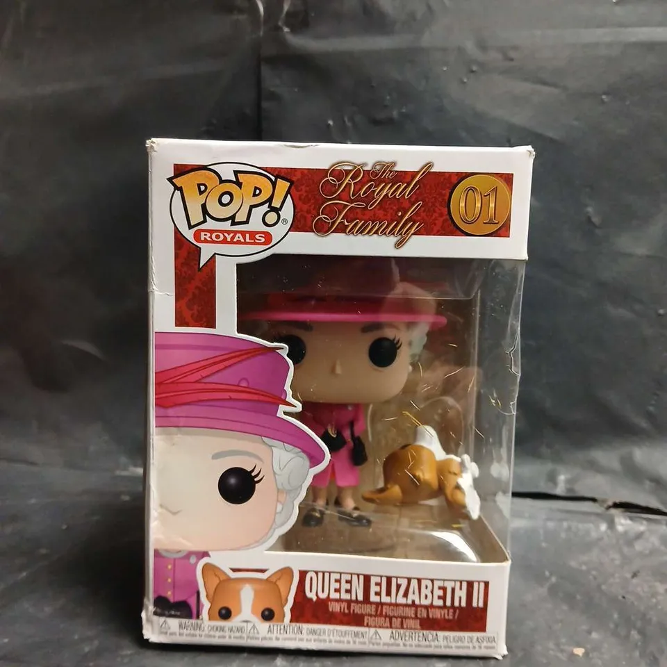 FUNKO POP! ROYALS QUEEN ELIZABETH II VINYL FIGURE – BOXED - 01