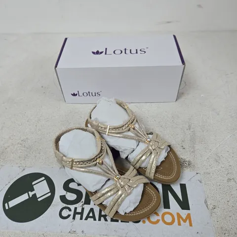 LOTUS DOMENICA ULP300 GOLD SANDALS β UK 3