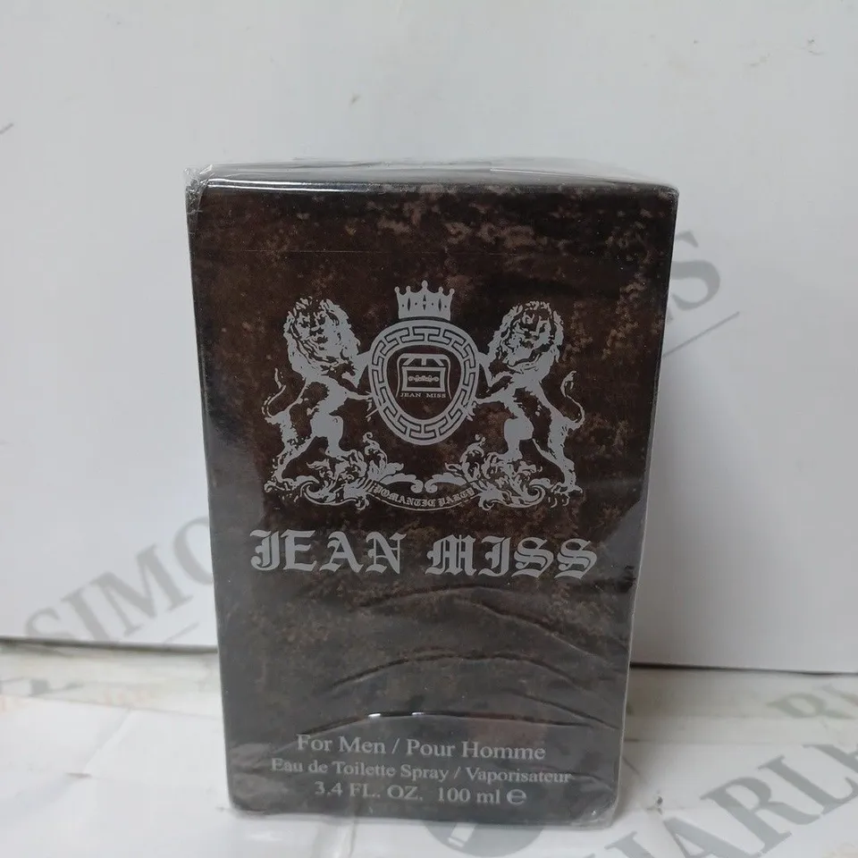 BOXED JEAN MISS EAU DE TOILETTE SPRAY FOR MEN 100ML