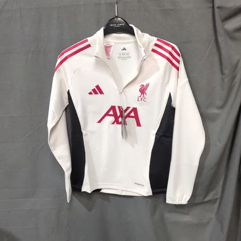 LIVERPOOL FC YOUTH ADIDAS FOOTBALL TRACSUIT TOP  UK 11-12 (11-12Y/152) – AXA SPONSOR, LONG-SLEEVE