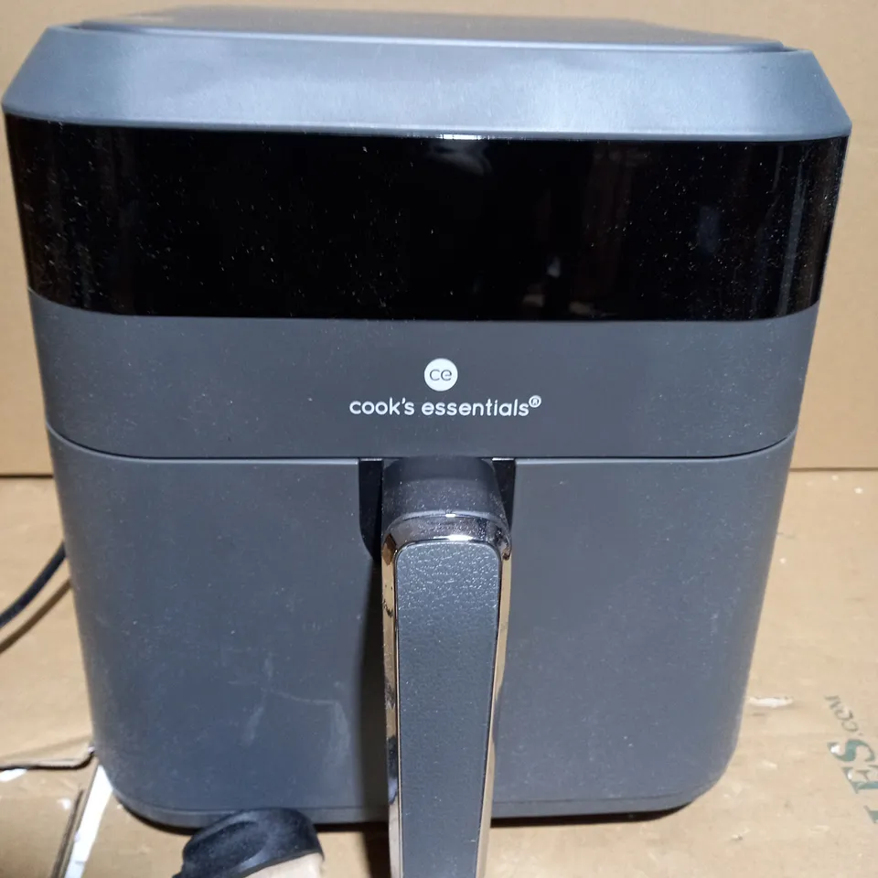 COOK'S ESSENTIALS 5.8L AIR FRYER IN SLATE GREY