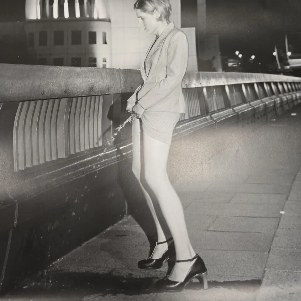 PISSING WOMEN – SOPHY RICKETT, 1995 SIGNED DOUBLE SIDED 