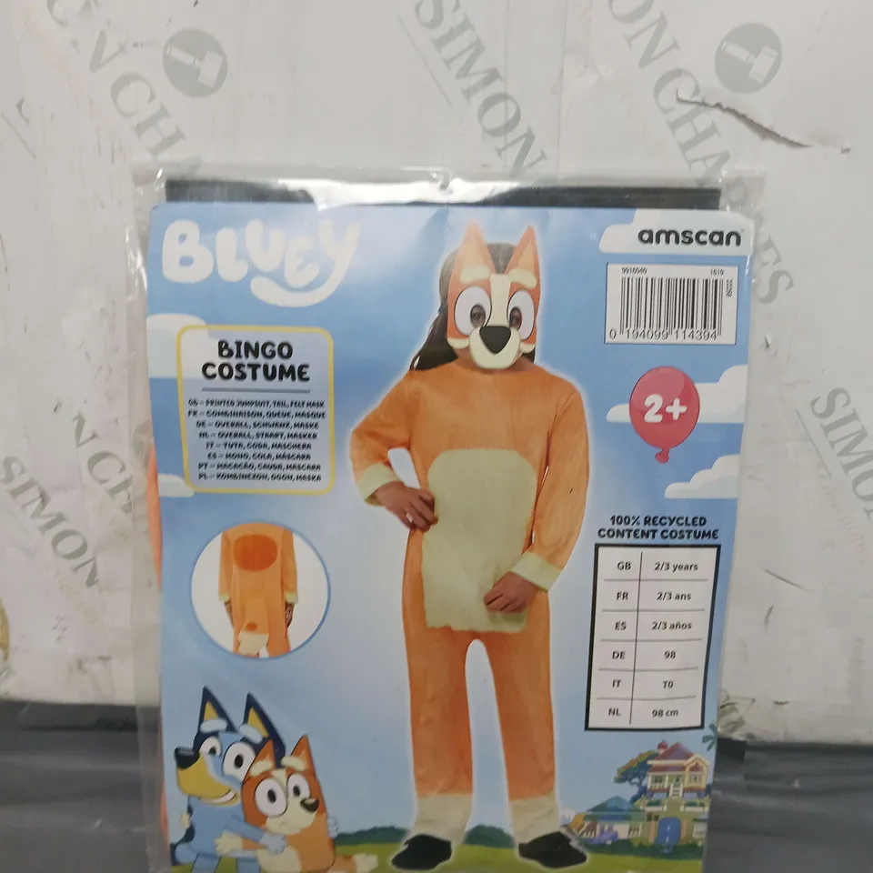 BLUEY BINGO COSTUME - AGES 2+