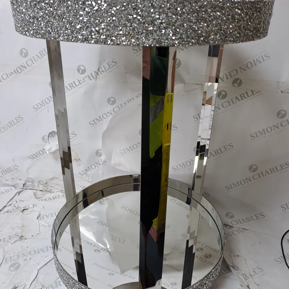 MIRRORED SIDE TABLE / COLLECTION ONLY 