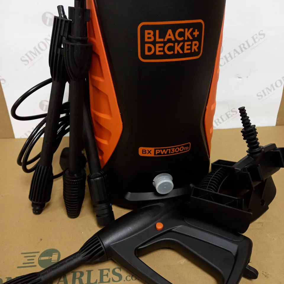 BLACK & DECKER PW 1300 TD 1300W PRESSURE WASHER