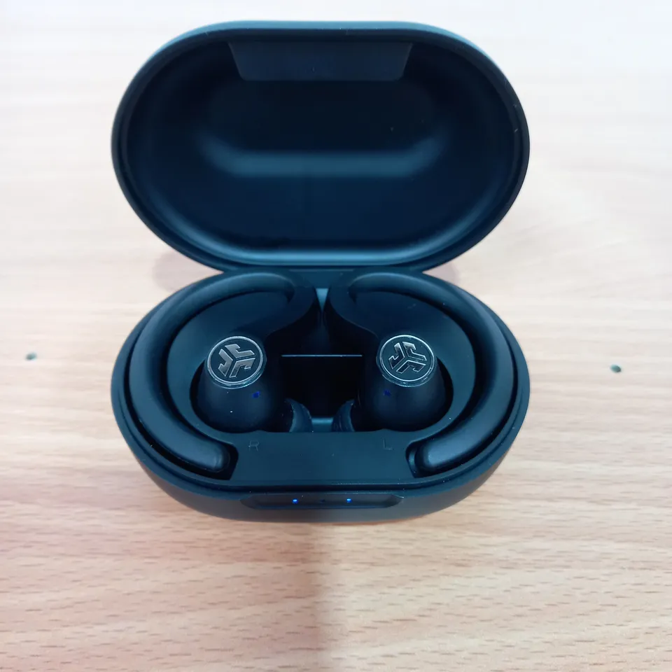JLAB JBUDS AIR SPORT WIRELESS ROUND EAR EARPHONES, BLACK