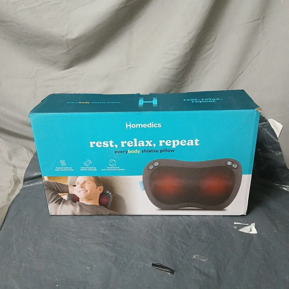 HOMEDICS SHIATSU PILLOW BOXED