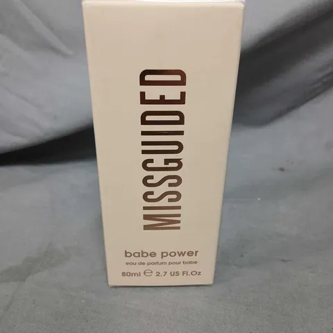 BOXED AND SEALED MISSGUIDED BABE POWER EAU DE PARFUM 80ML