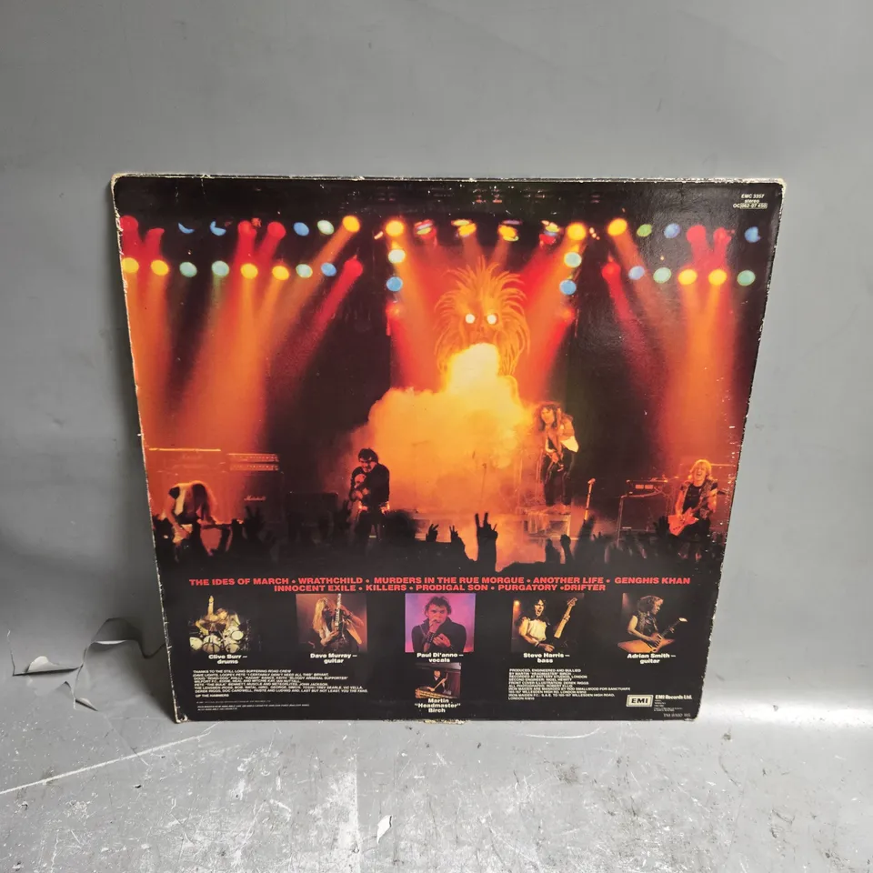 IRON MAIDEN KILLERS VINYL 