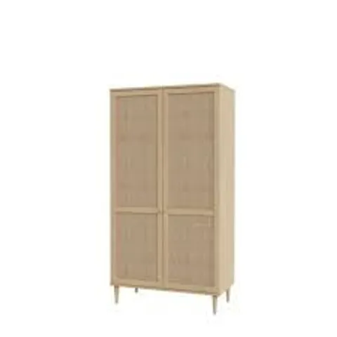 BOXED KHALLIL 2 DOOR WARDROBE (2 BOXES)