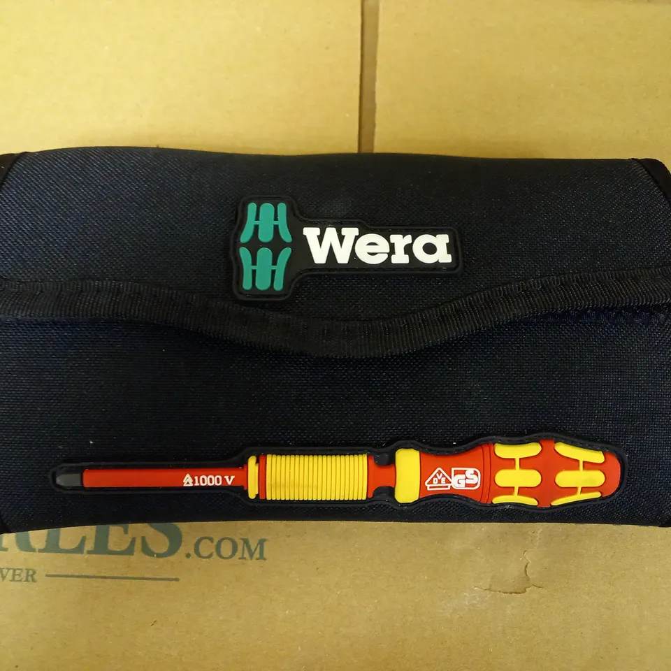 WERA KRAFTFORM KOMAPKT VDE ADJUSTABLE TORQUE INTERCHANGEABLE BLADE SCREWDRIVER SET