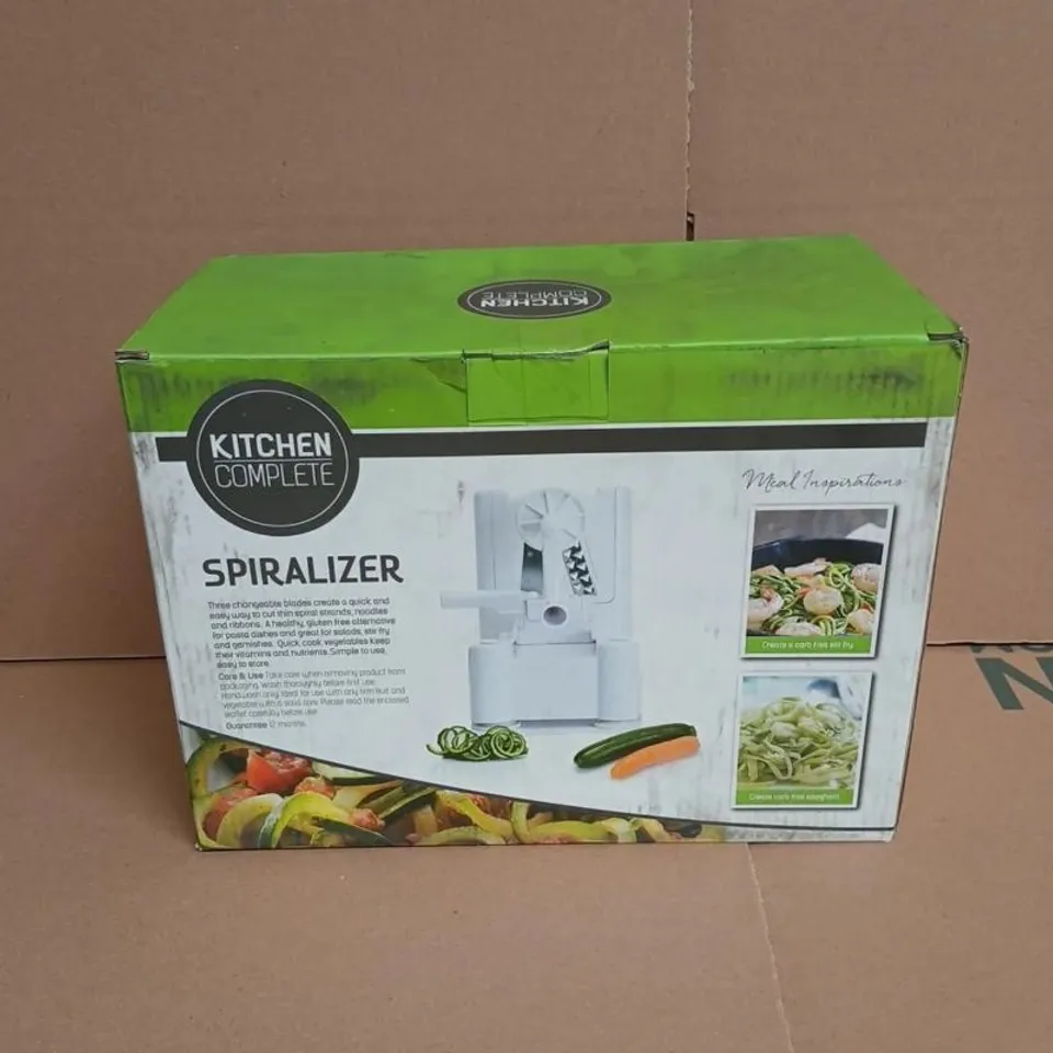 SIX BOXED KITCHEN COMPLETE SPIRALIZERS