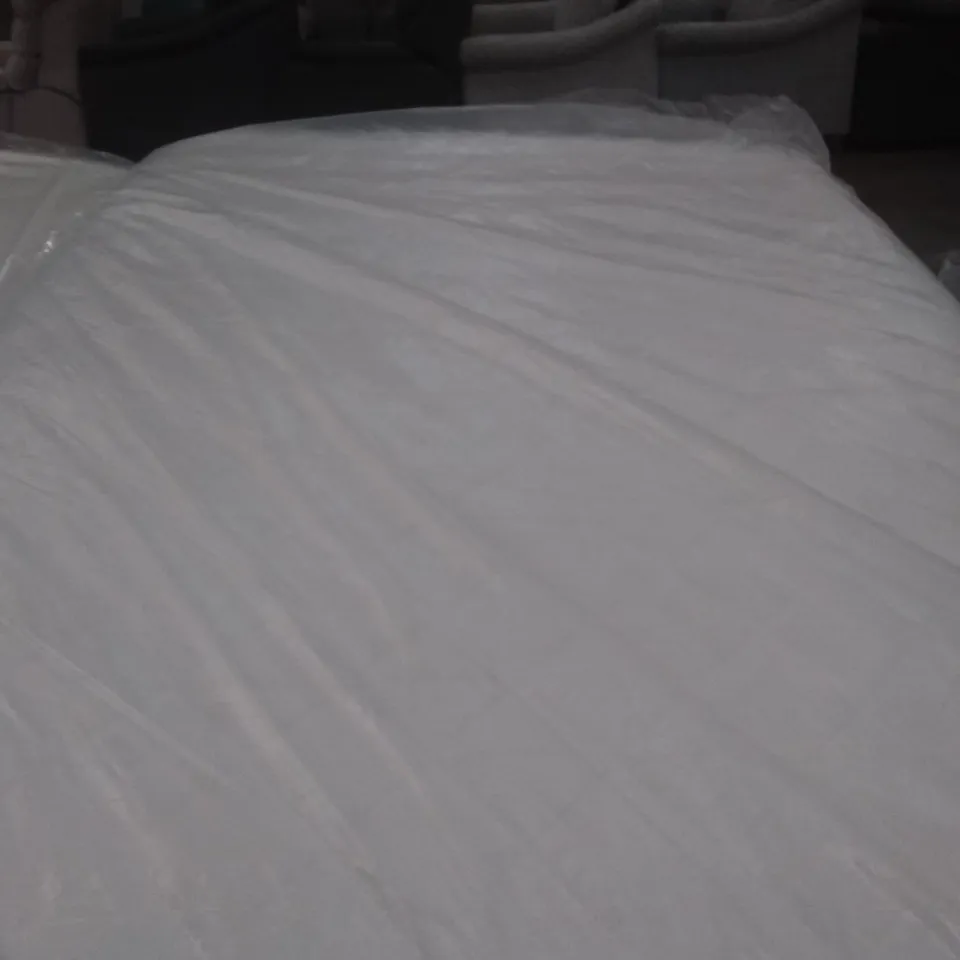 BAGGED BREATHABLE FOAM FREE BONNEL SPRUNG DOUBLE MATTRESS - WHITE