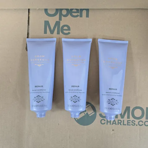 GROW GORGEOUS REPAIR & RESCUE CONDITIONER – SET OF 3 X 250 ML