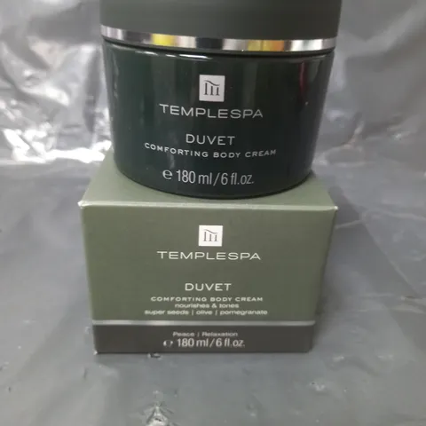 TEMPLESPA DUVET COMFORTING BODY CREAM 180ML