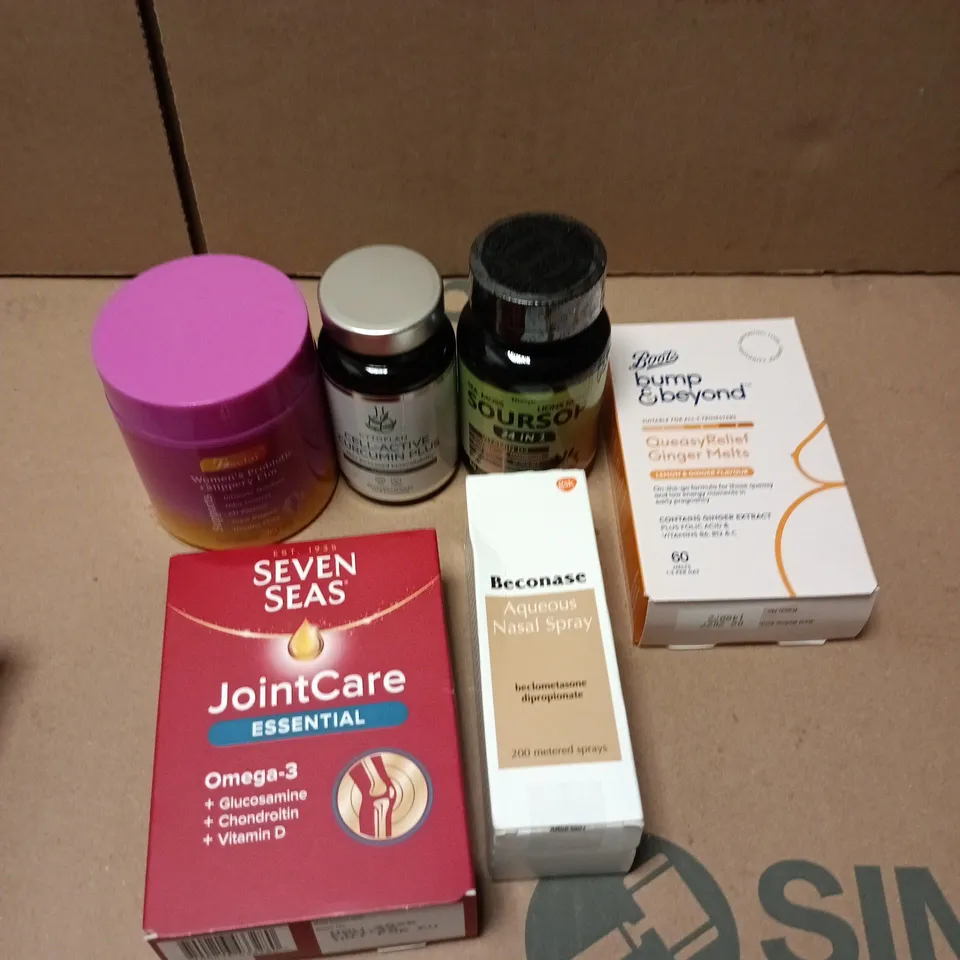 APPROXIMATELY 15 ASSORTED VITAMIN/HEALTH AID PRODUCTS TO INCLUDE JOINT CARE, BUMP & BEYOND, BECONASE ETC 