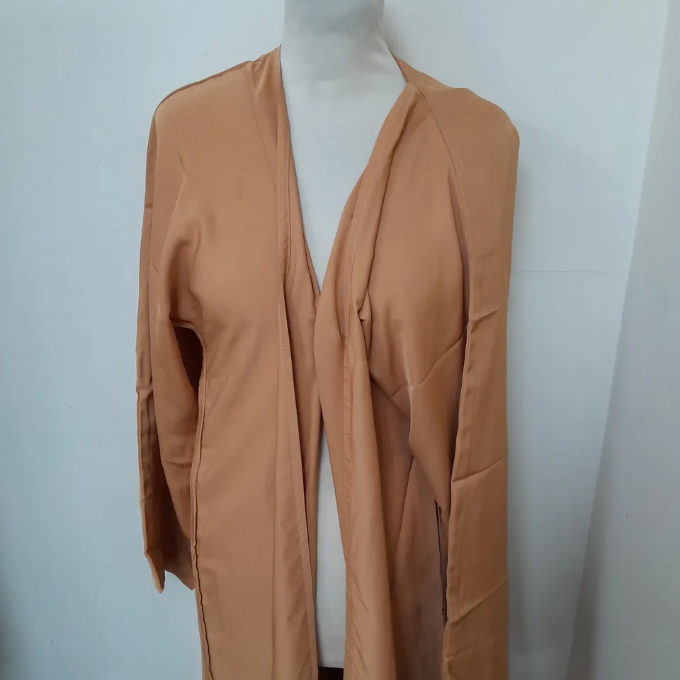 YUSRA & Co FULL LENGTH ROBE WITH TIE GOLD NO SIZE SPECIFIED