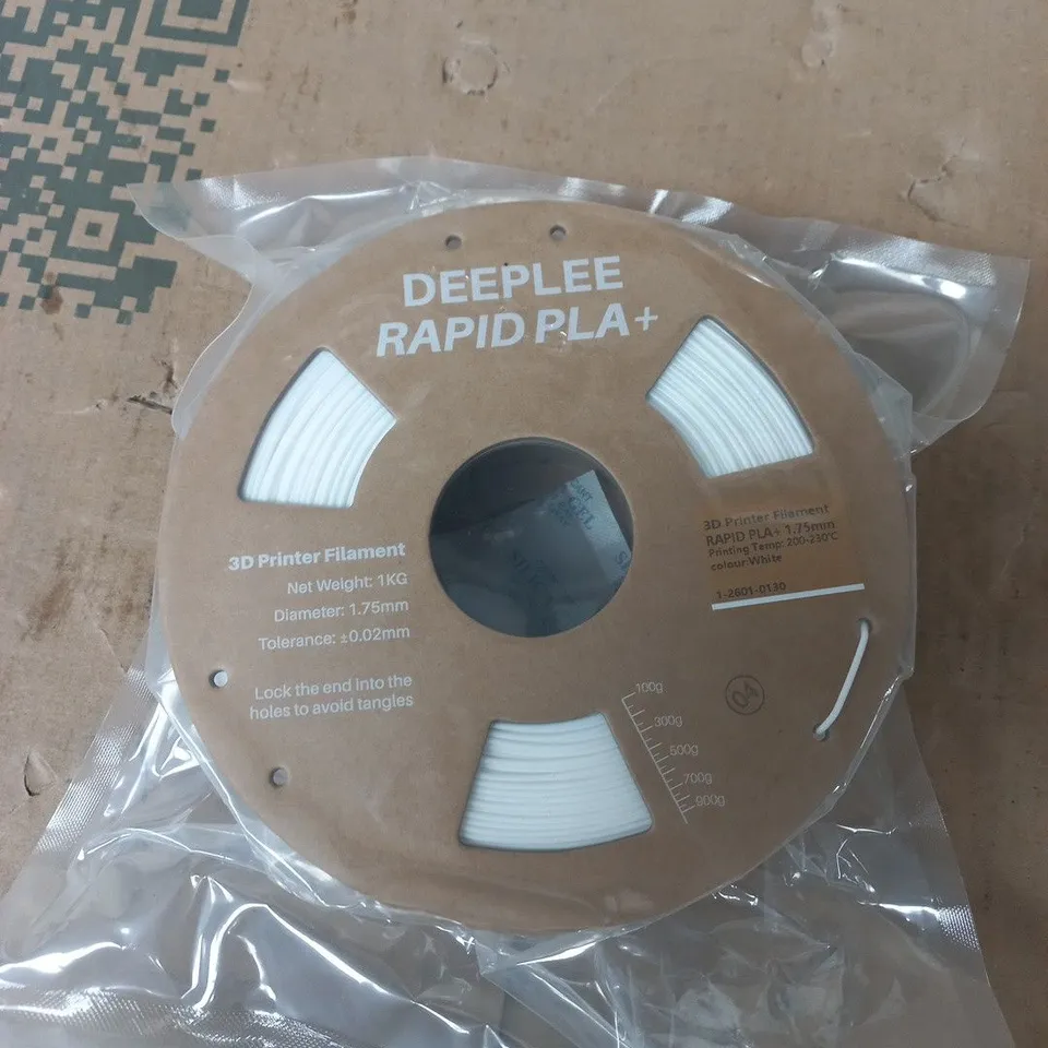 DEEPPLEE 3D PRINTER FILAMENT PLA+ (1.75MM) 1KG SPOOL – SEALED