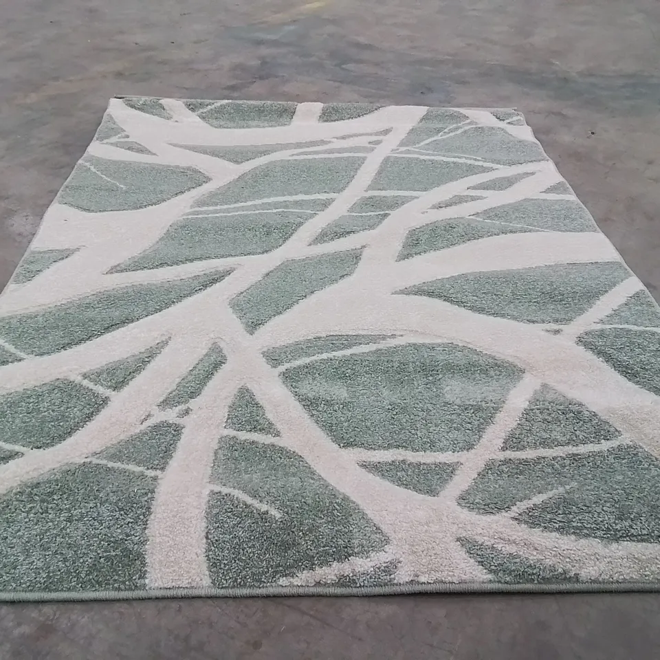 QUALITY DESIGNER ORIENTAL WEAVERS PORTLAND AREA RUG -120×170CM -GREEN/CREAM-