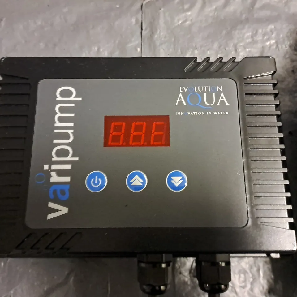 EVOLUTION AQUA VARIPUMP CONTROL BOX AND PUMP