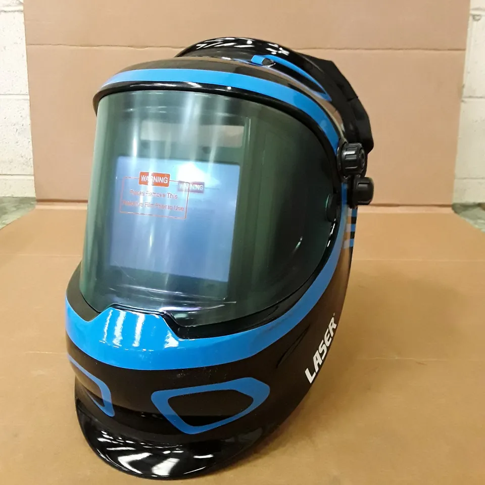 BOXED LASER AUTO SARKENING WELDING HELMET