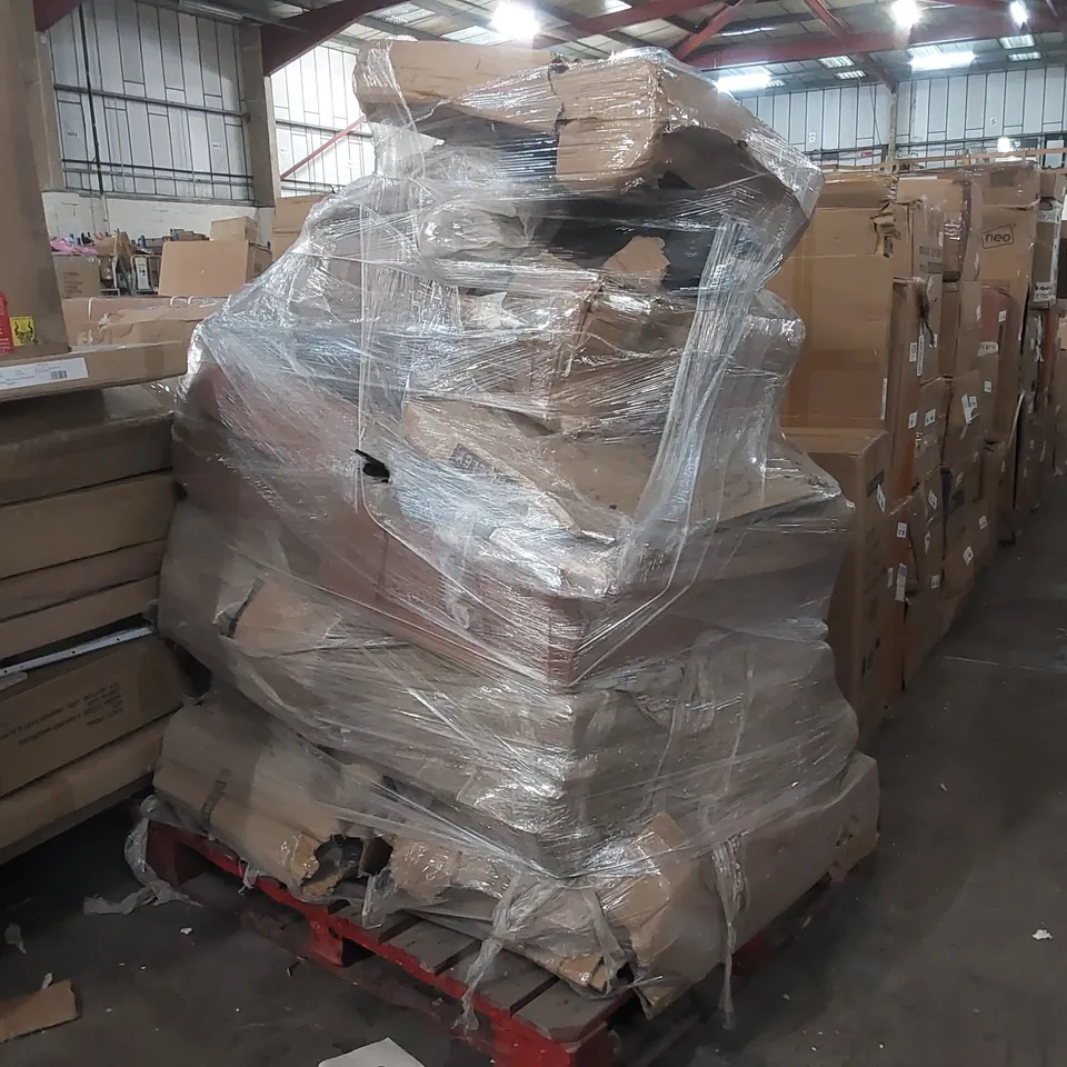 PALLET CONTAINING A LARGE ASSORTMENT OF CONSUMER PRODUCTS/FURNITURE PARTS ECT