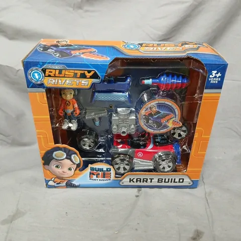 RUSTY RIVETS KART BUILD TOY SET β BOXED