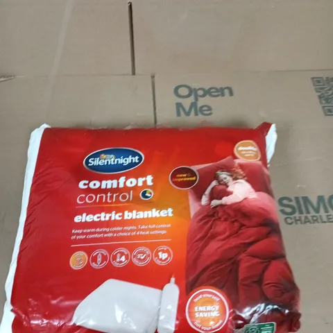 SILENTNIGHT COMFORT CONTROL ELECTRIC BLANKET DOUBLE