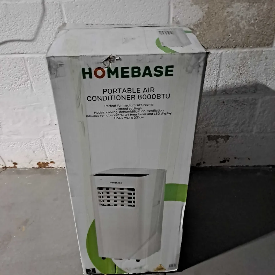 BOXE HOMEBASE PORTABLE AIR CONDITIONER 8000BTU