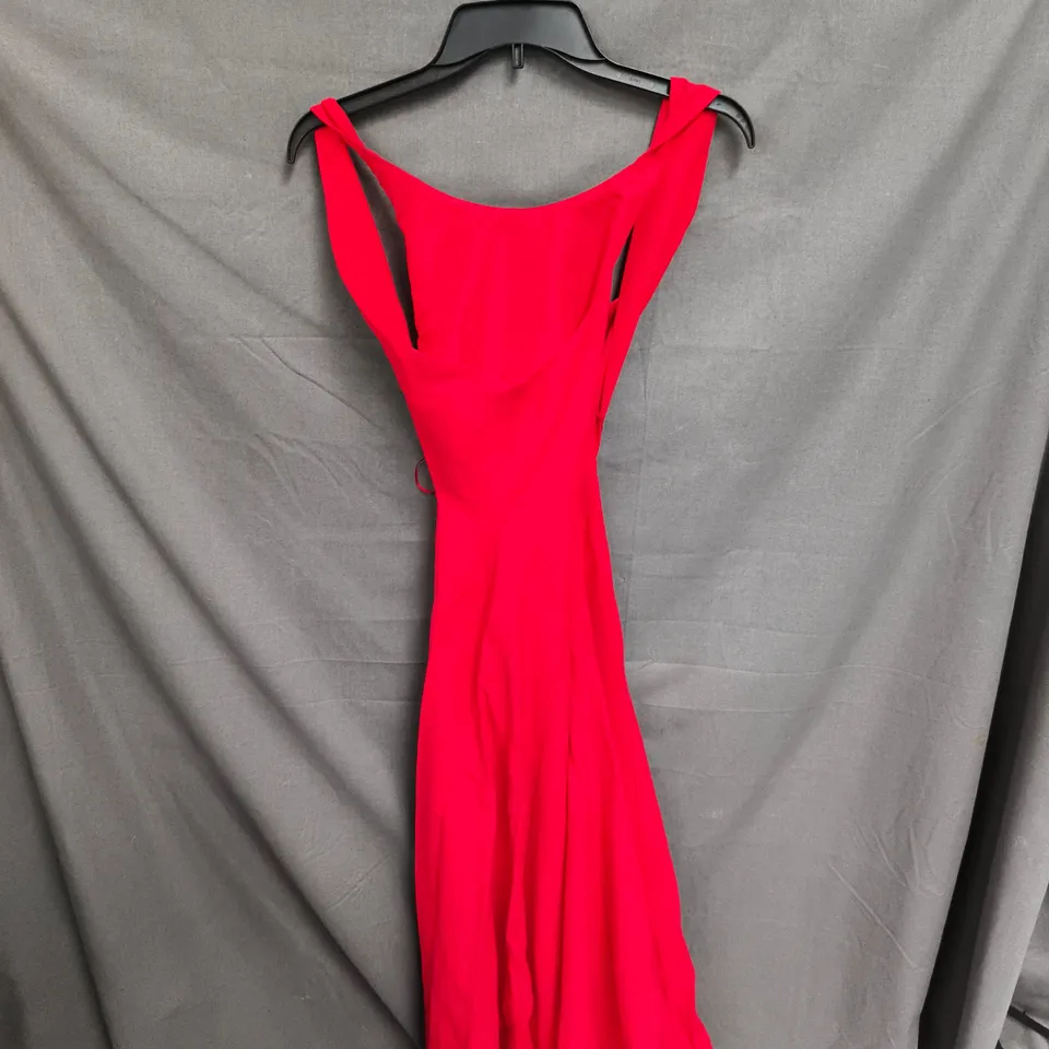 NOBODYS CHILD RED PETITE REIGN MIDI DRESS UK10 TAGGED RRP £140
