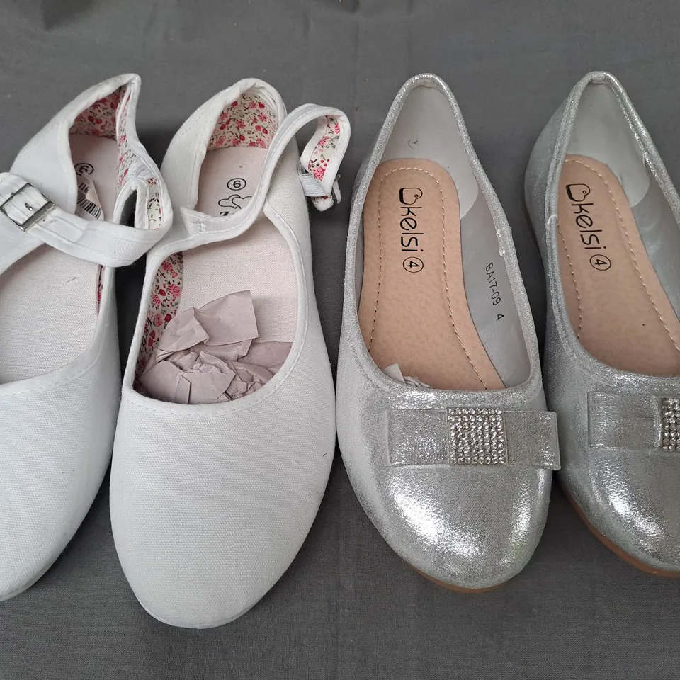 BOX OF APPROXIMATELY 10 ASSORTED PAIRS OF SHOES IN VARIOUS COLOURS, STYLES, AND SIZES