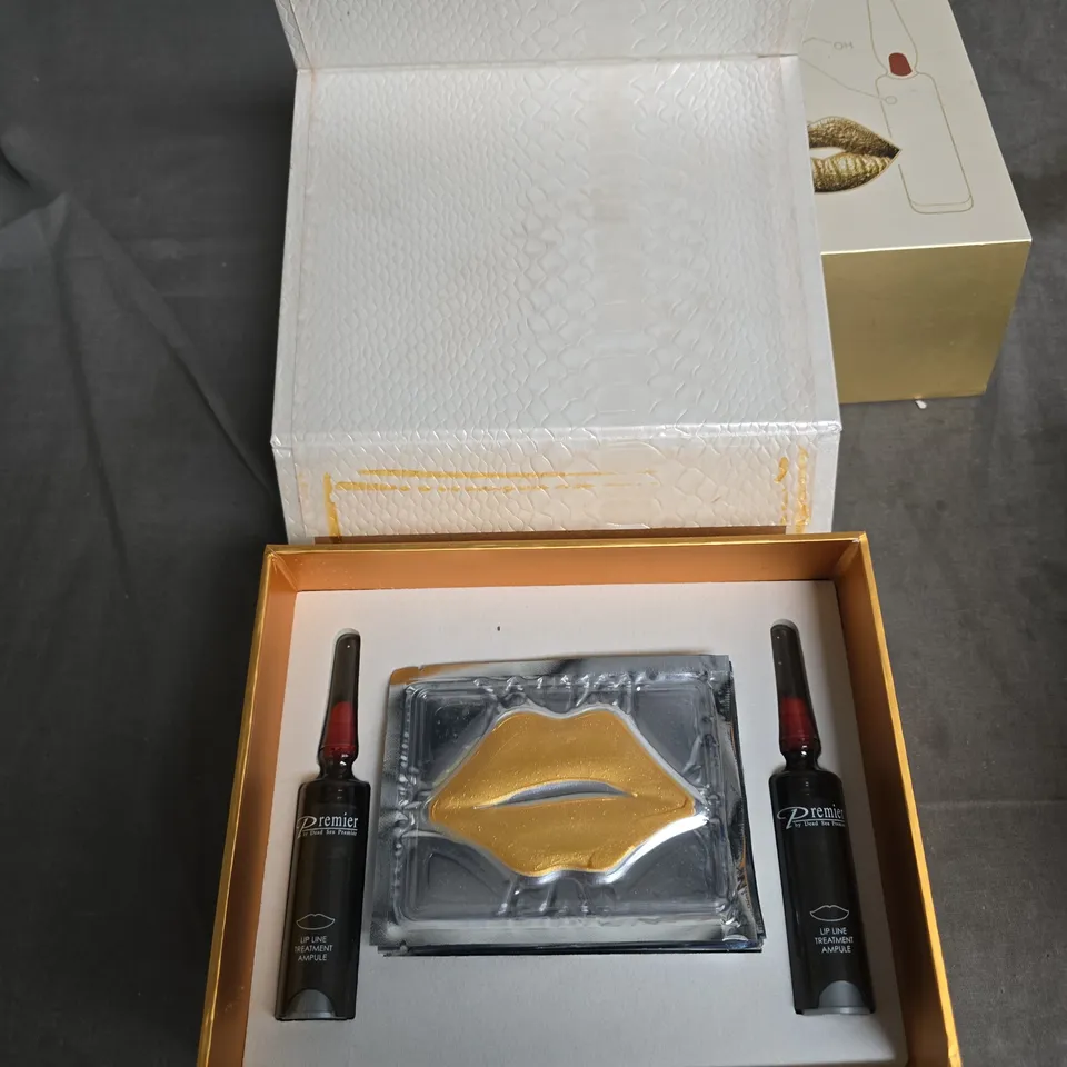 PREMIER LIP LINE TREATMENT AMPOULE SET BY DEAD SEA PREMIER – 2 X AMPOULES, BOXED