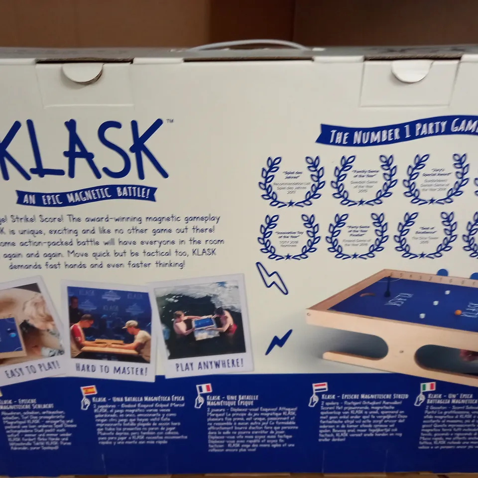 BOXED KLASK MAGNETIC BATTLE GAME