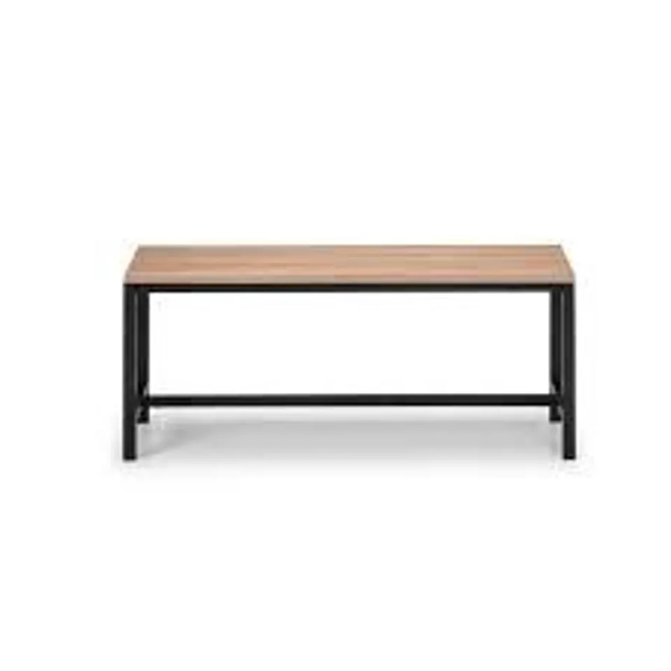 BOXED TRIBECA BENCH BLACK/SONOMA OAK-EFFECT (1 BOX)